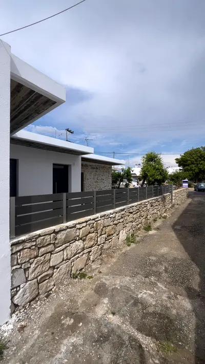 Κάγκελο και περίφραξη αλουμινίου, έργο Aluminium Systems Γιαννούλος
